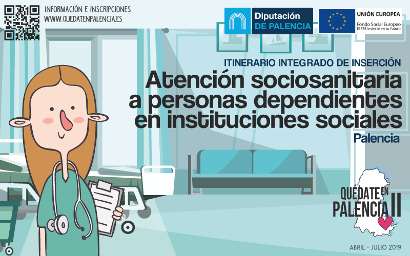 Atención sociosanitaria en instituciones sociales Quédate en Palencia II